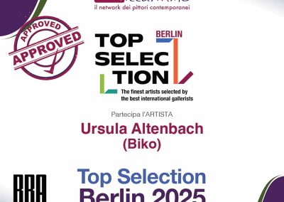 Videoexhibition at the 2025 Top Selection Berlin Award by contemporary artist Ursula Altenbach, Biko